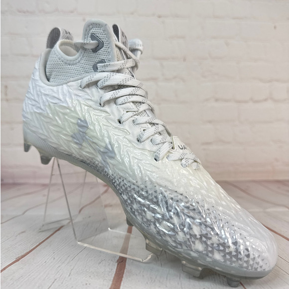 Under Armour Spotlight Clone 3.0 MC Football Cleats Mens Size 9.5 (3026334-100) - Picture 2 of 10